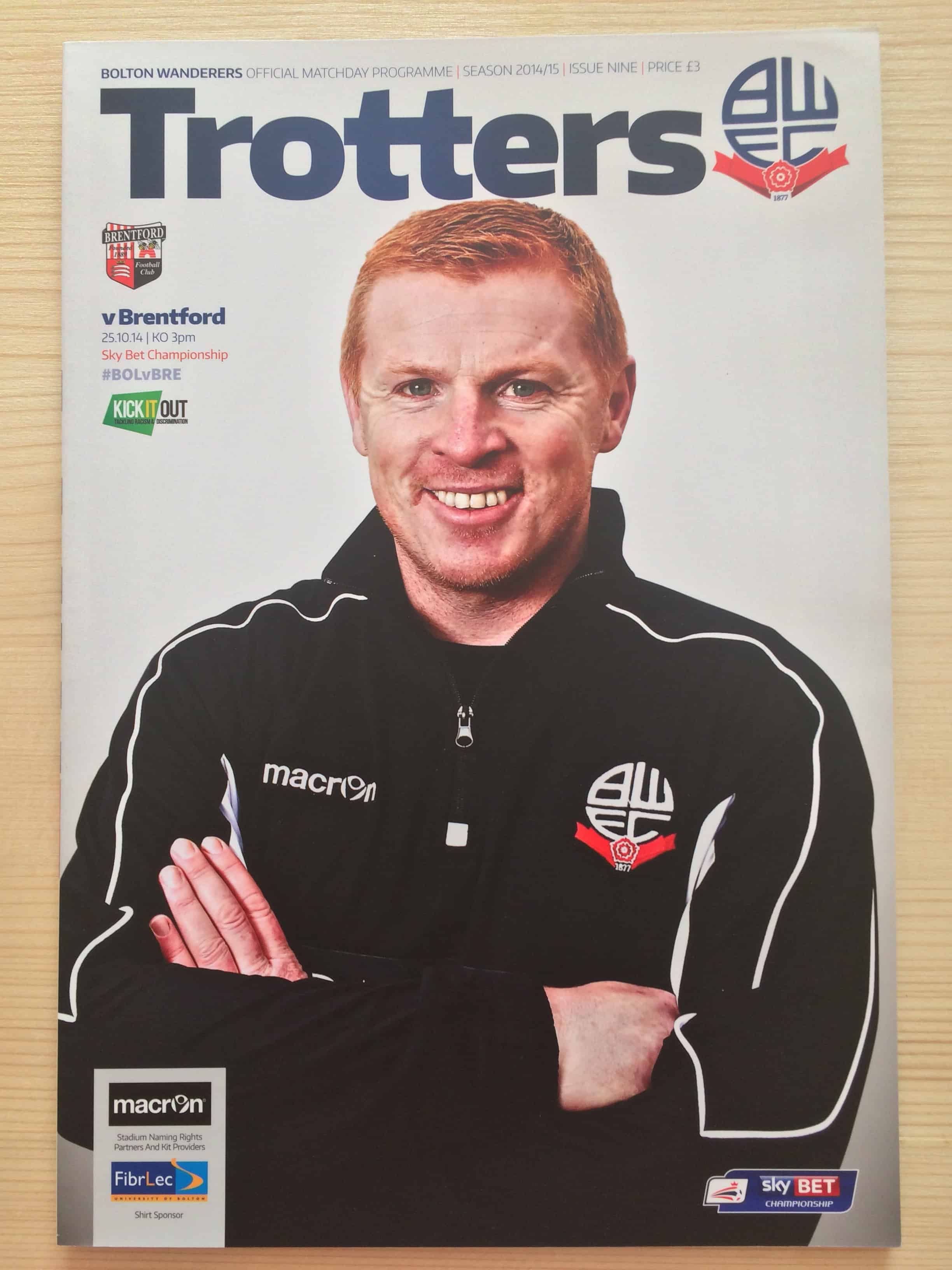 Bolton Wanderers FC v Brentford FC